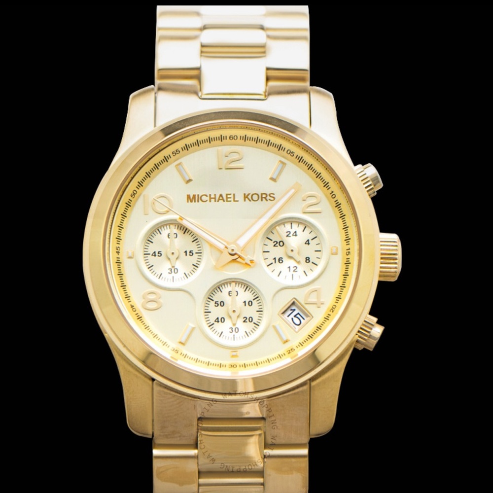 Michael Kors Midsize Chronograph Gold Unisex Watch